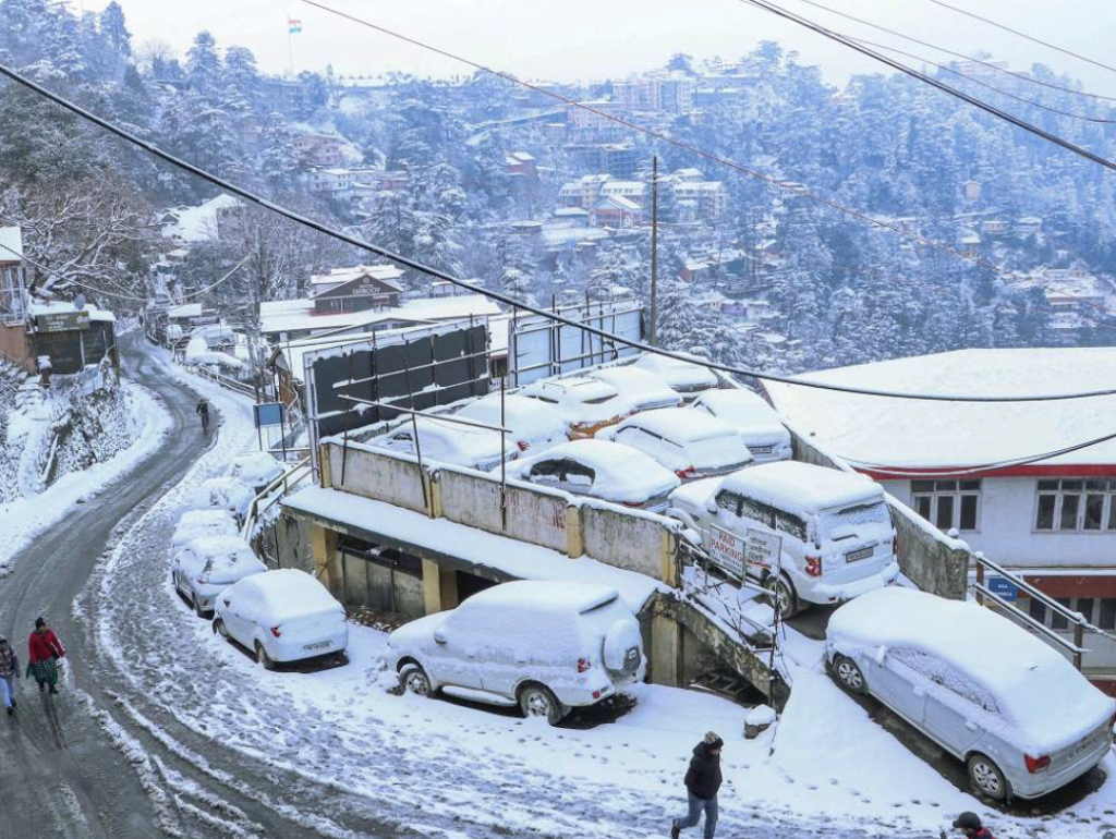 SHIMLA HIMACHAL IN DECEMBER INDIA